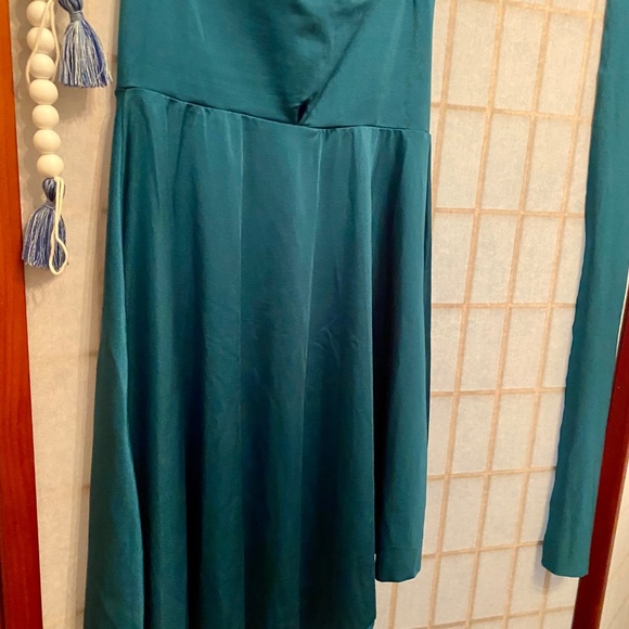 Venus 4 piece NWOT bikini skirt/dress set Teal sequin - Picture 13 of 16